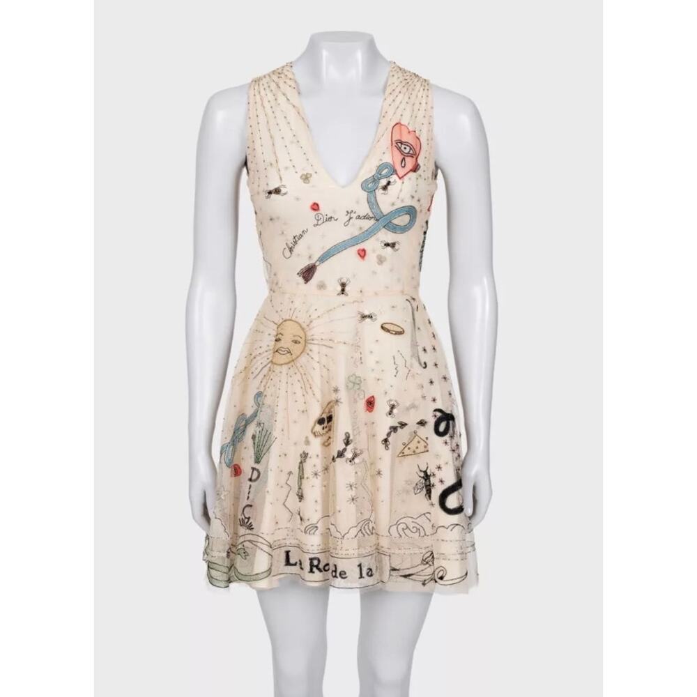 Christian Dior SS17 'La Roue de la Fortune' Dress sz.S